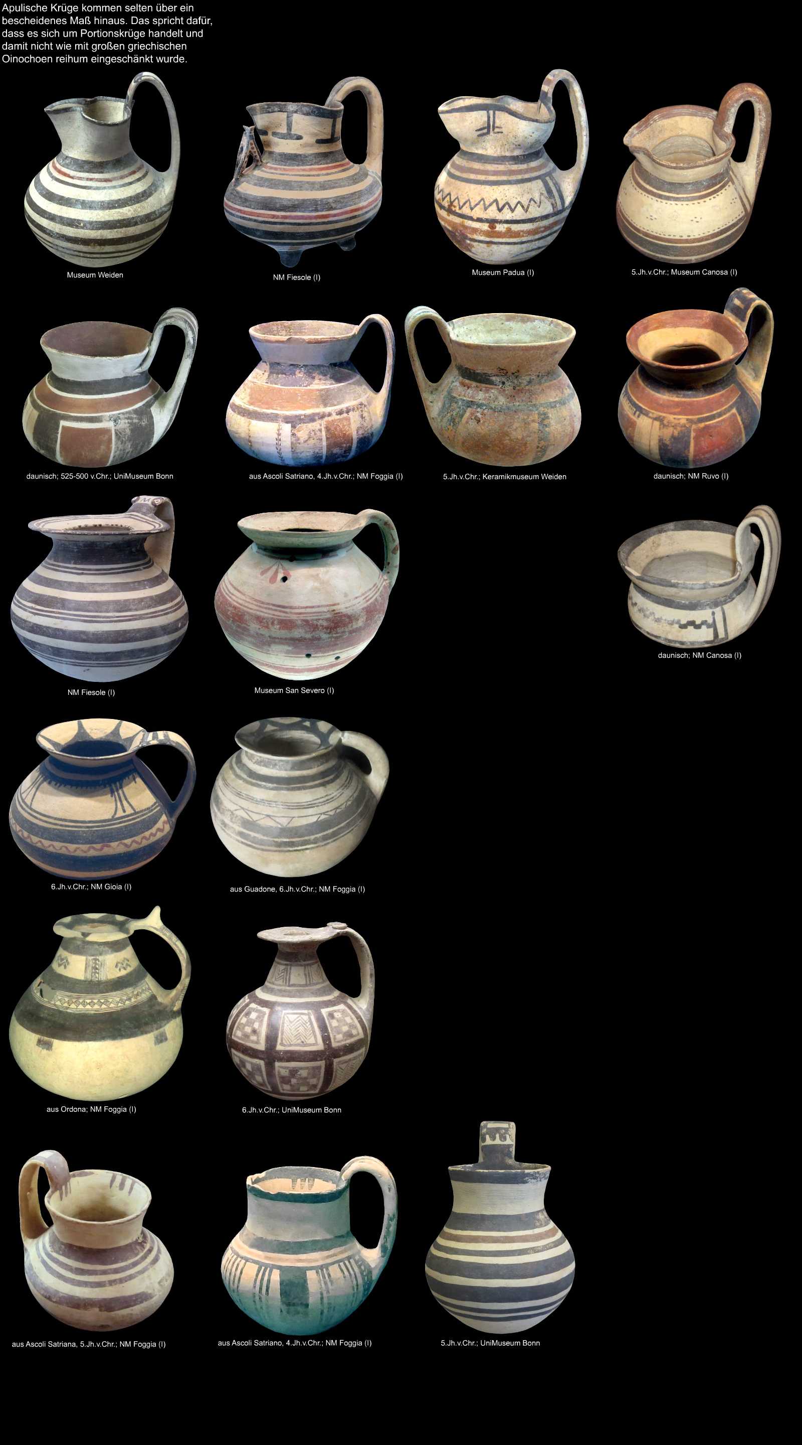 apulische Keramik Krüge1
