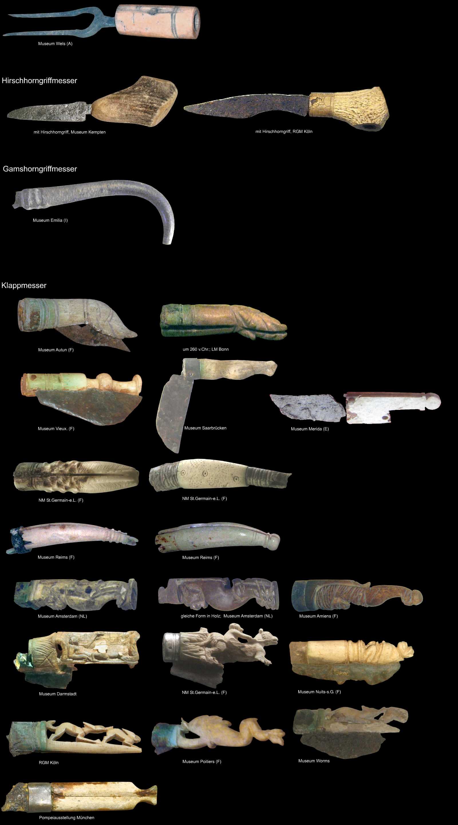 römische Werkzeuggriffe aus Bein2
