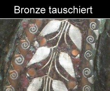 dekorierte Bronze