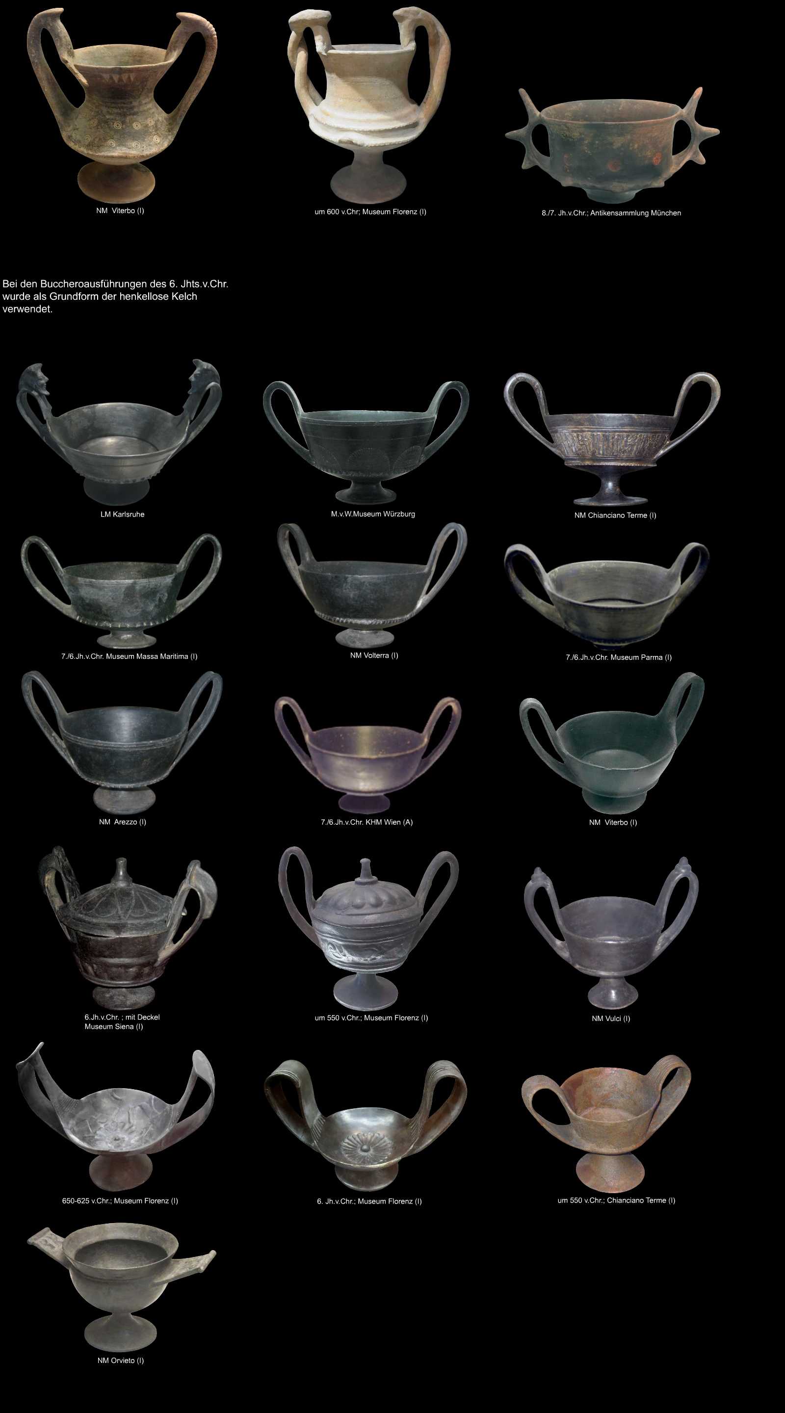 etruskische Keramikform - Kantharos 2