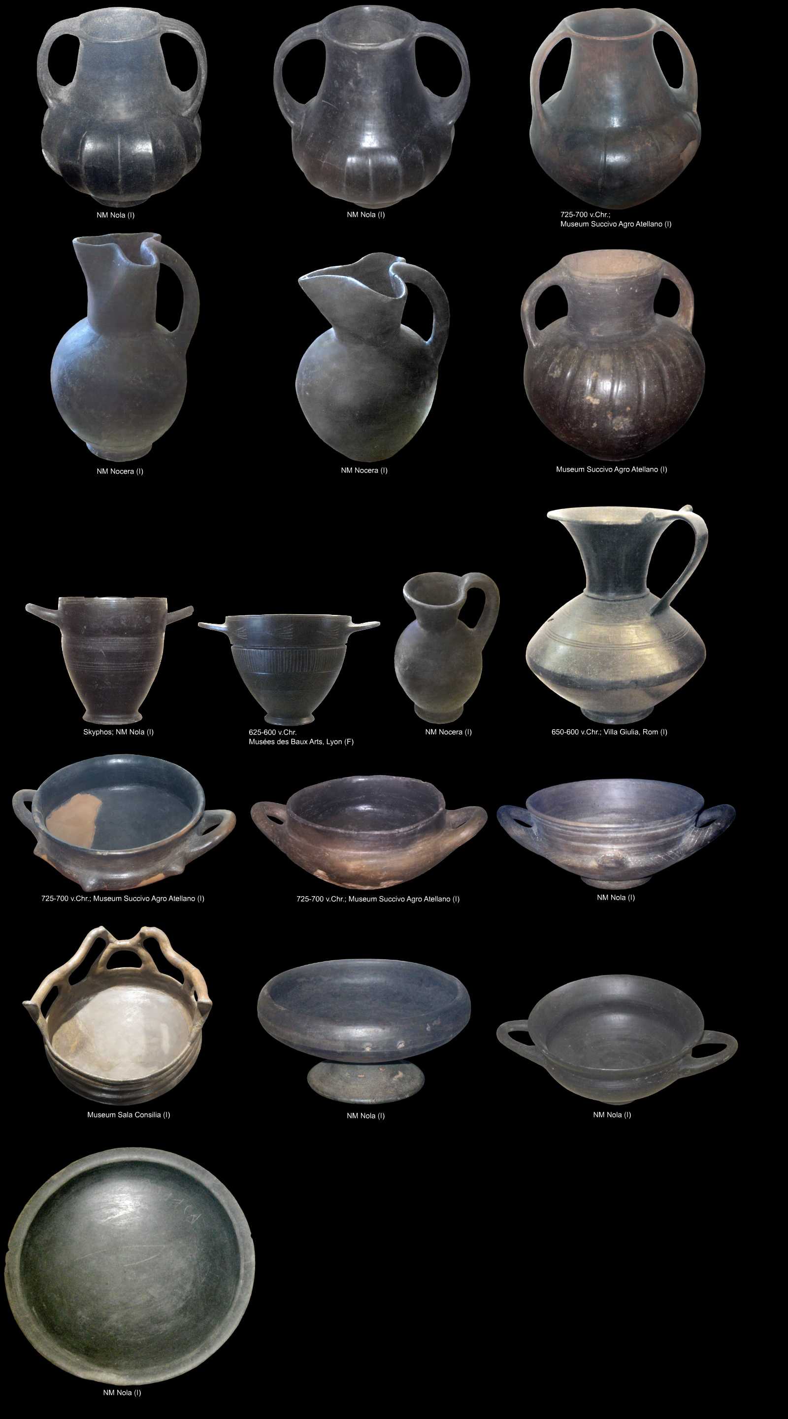 südliche Keramik der Etrusker