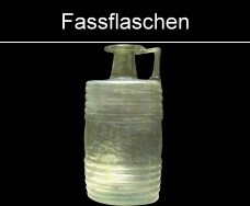 römisches formgeblasenes Glas Fassflaschen