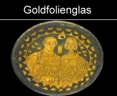 Goldfolienglas