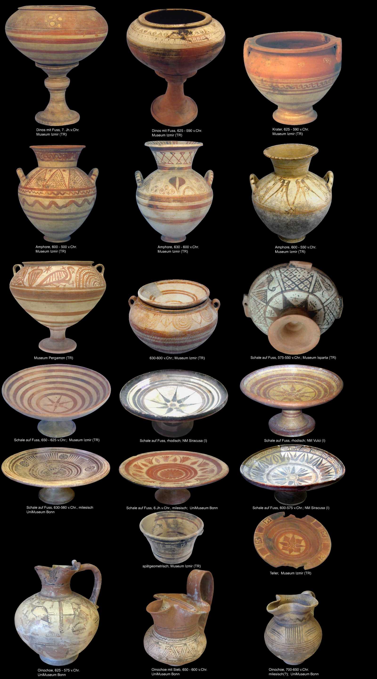Keramik aus Kleinasien aeolische Ware