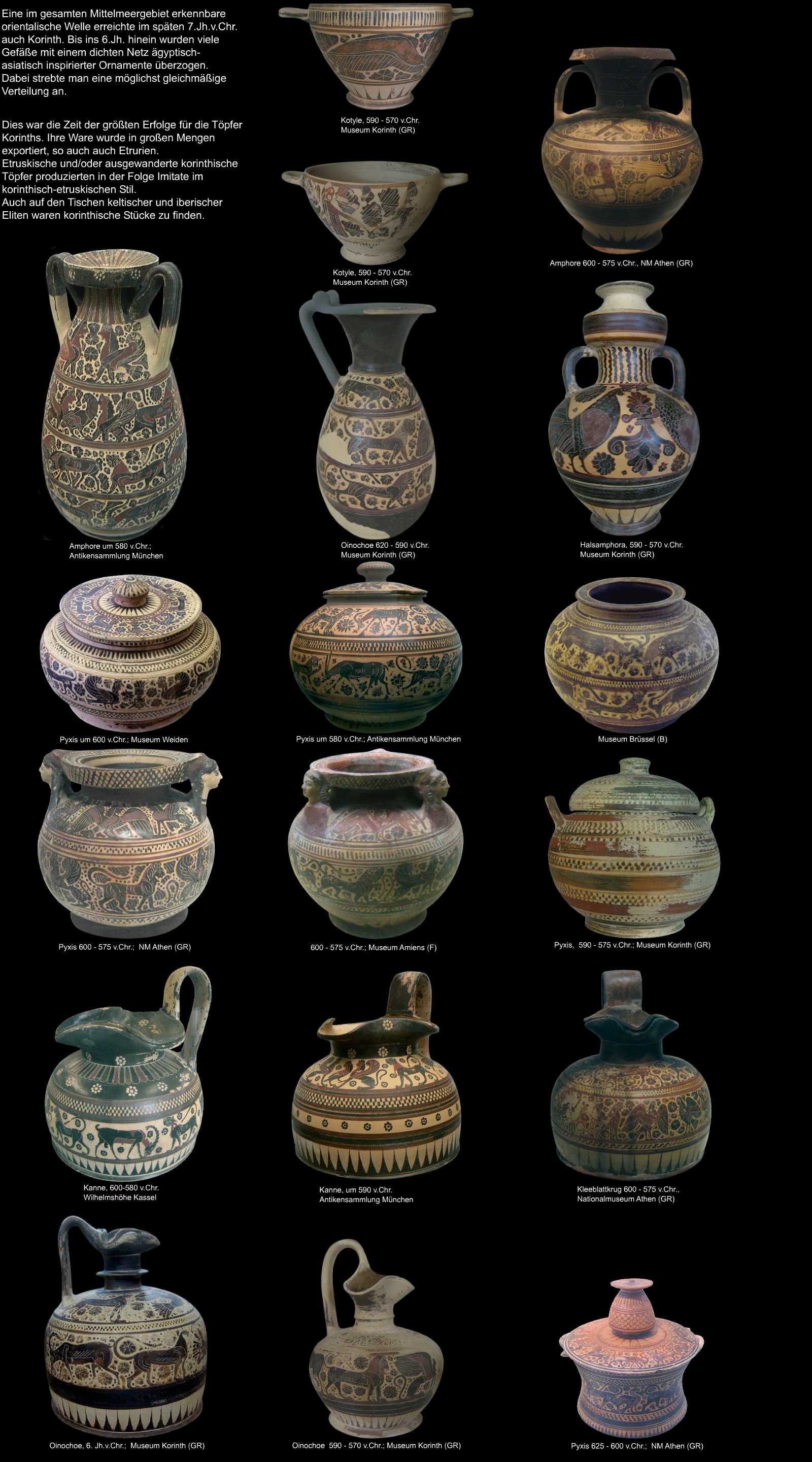 mittelkorinthische Keramik