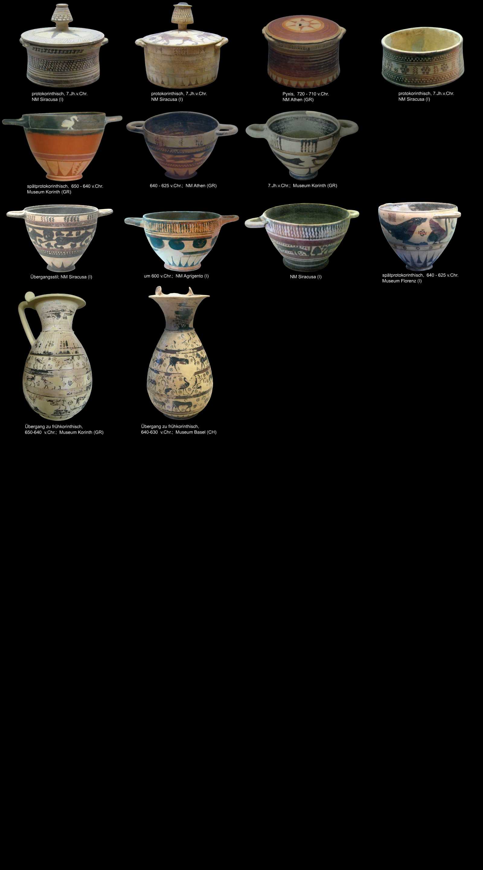 protokorinthische Keramik aus Korinth 2