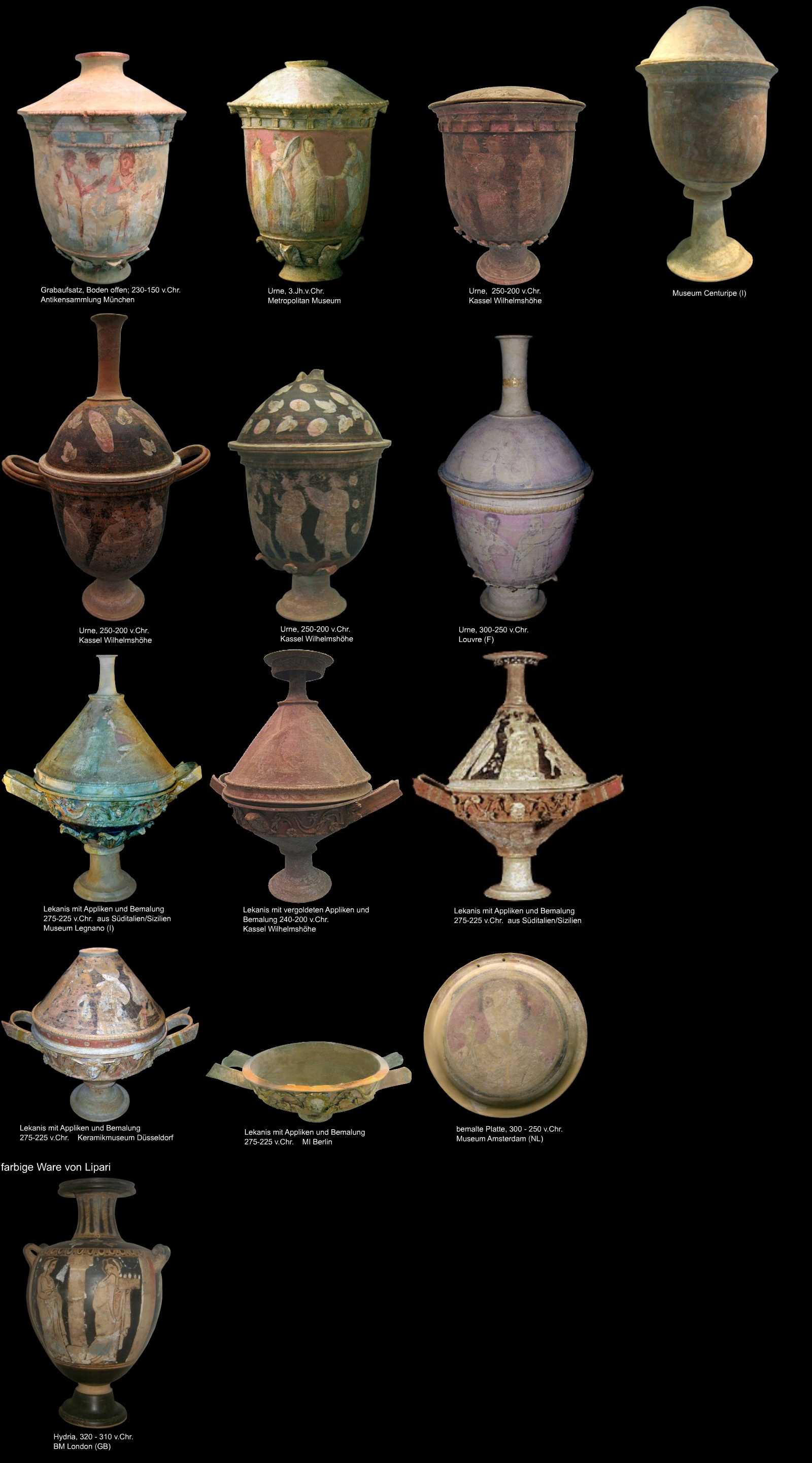 polychrome Keramik aus Centuripe