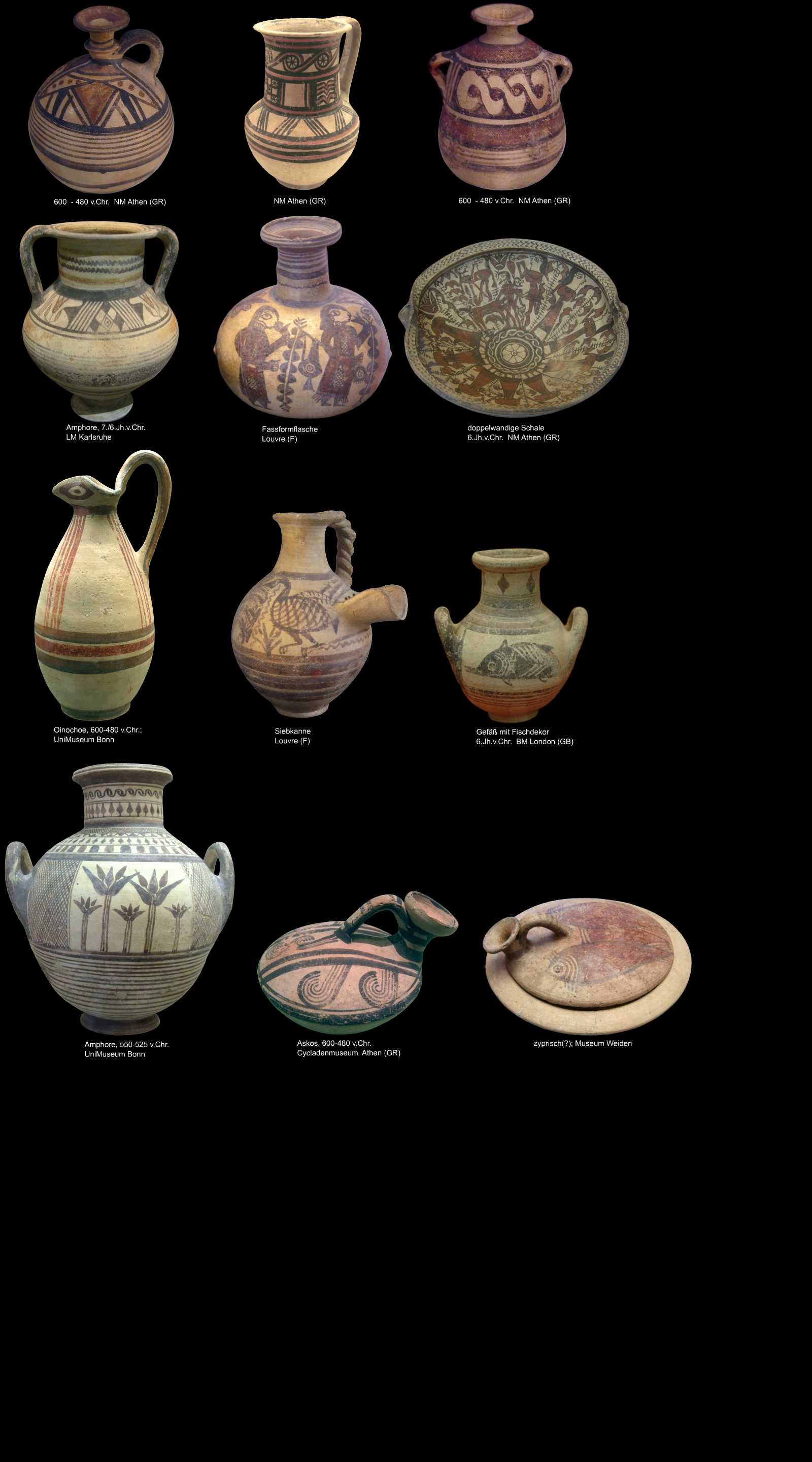 Archaische Keramik II  aus Zypern