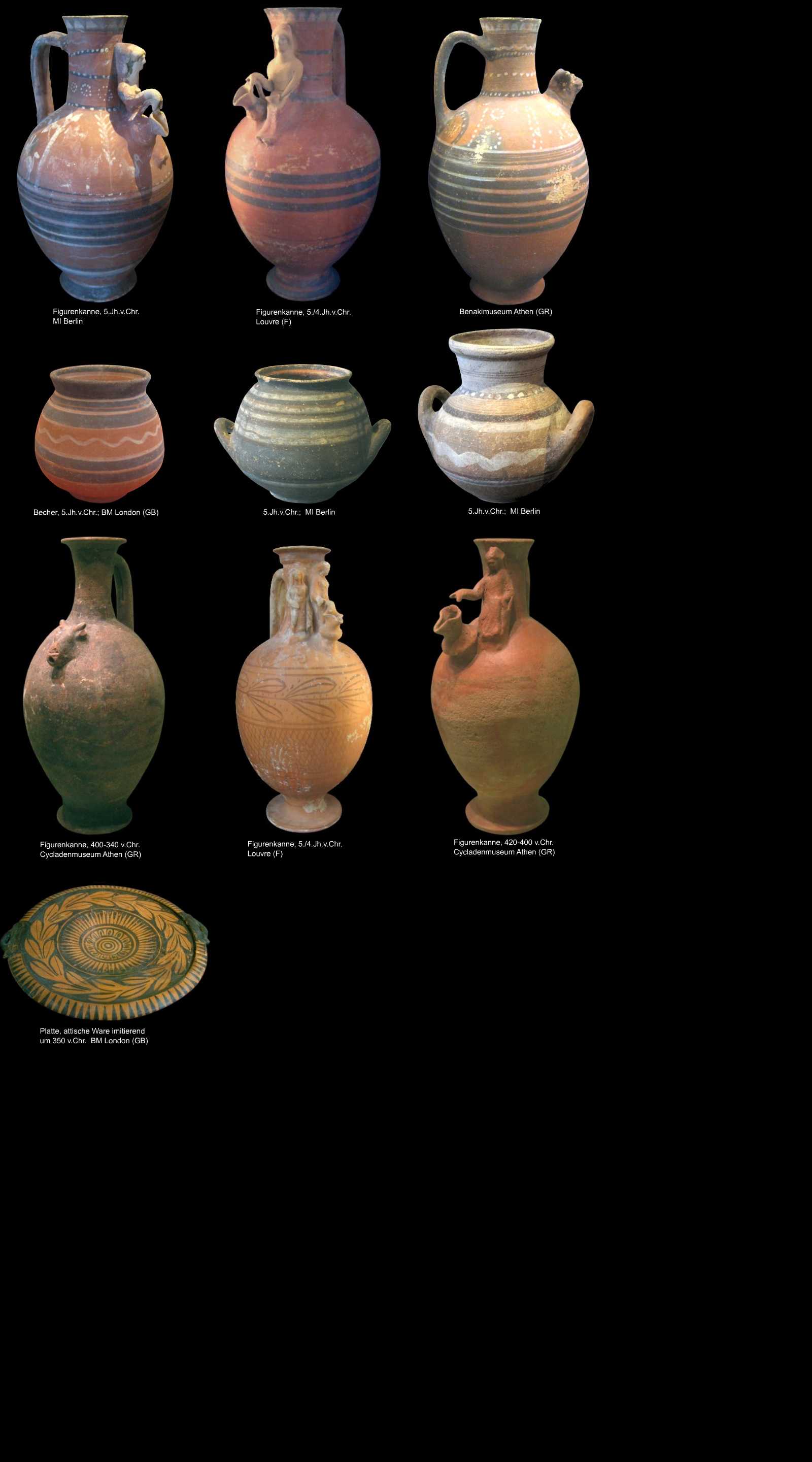 Klassische Keramik aus Zypern