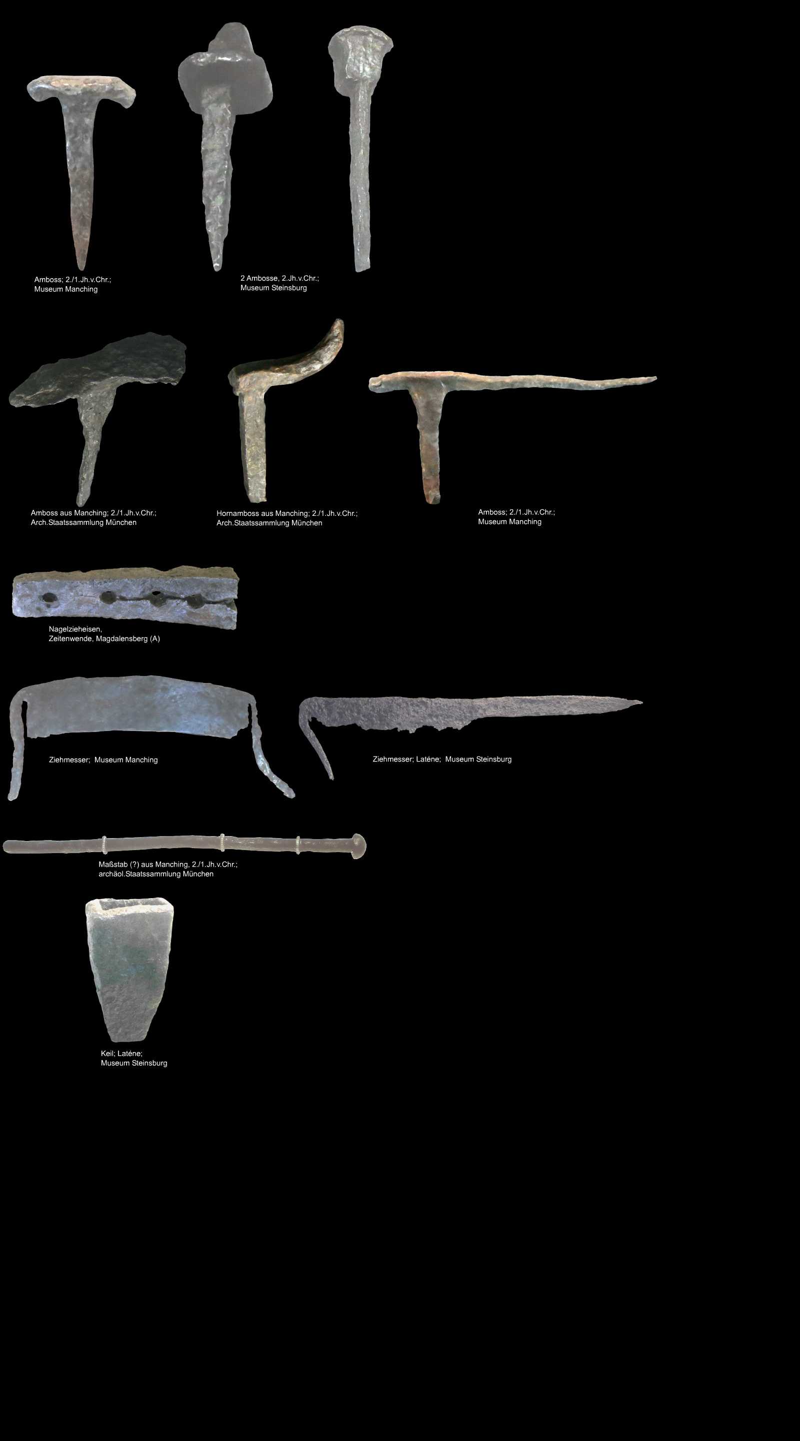 weitere keltische Werkzeuge