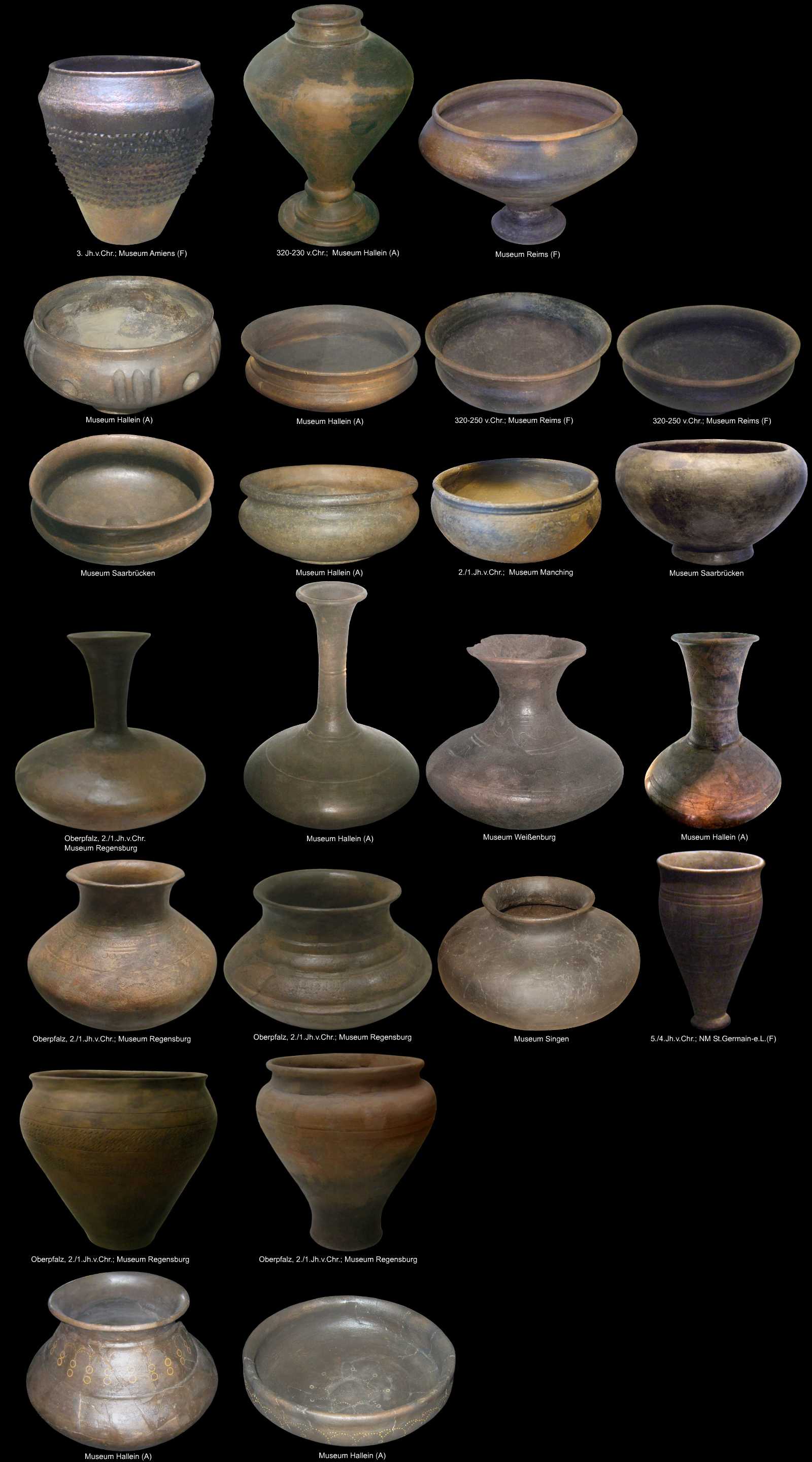 engobierte keltische Keramik