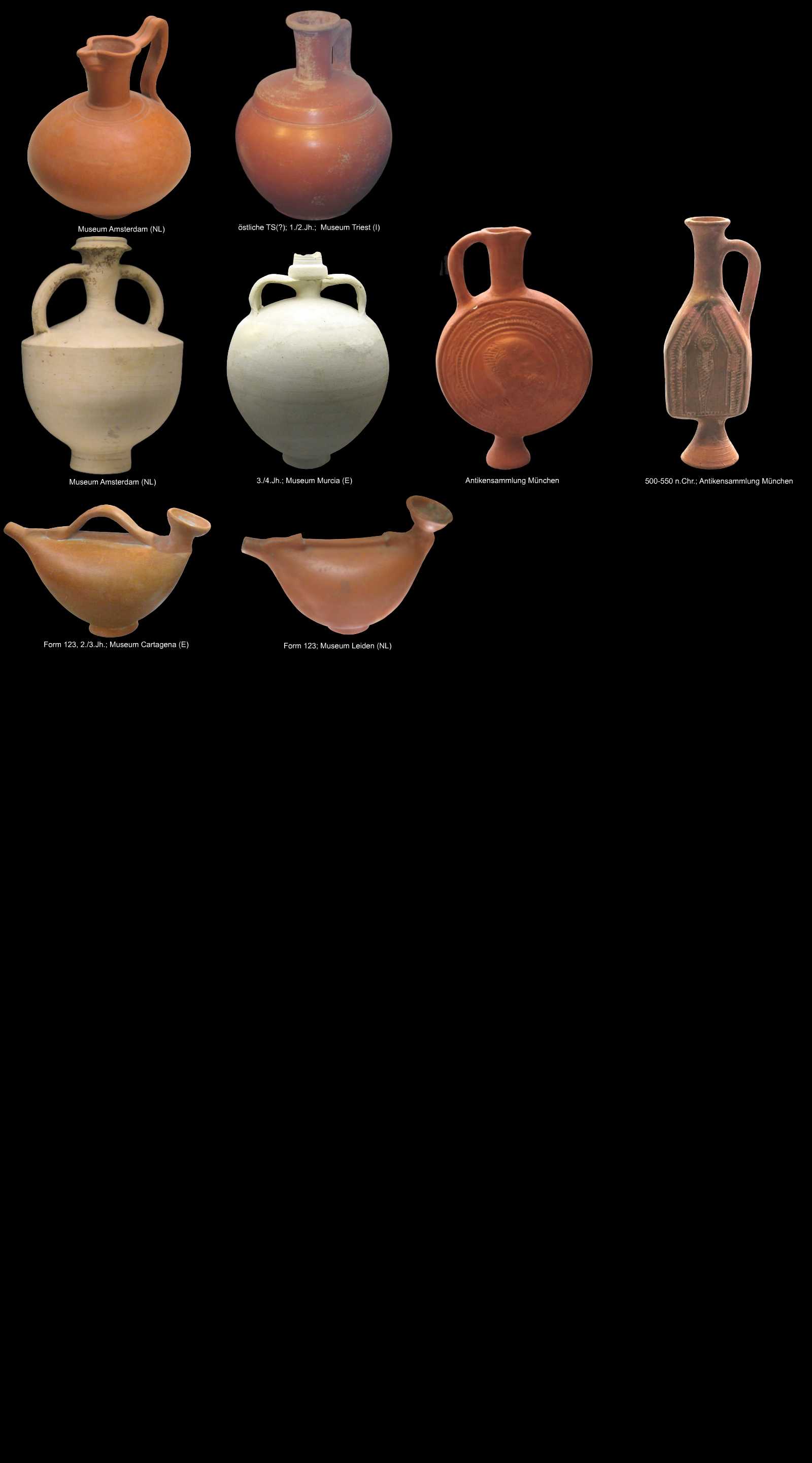 römische Krüge und Flaschen aus Nordafrika 2