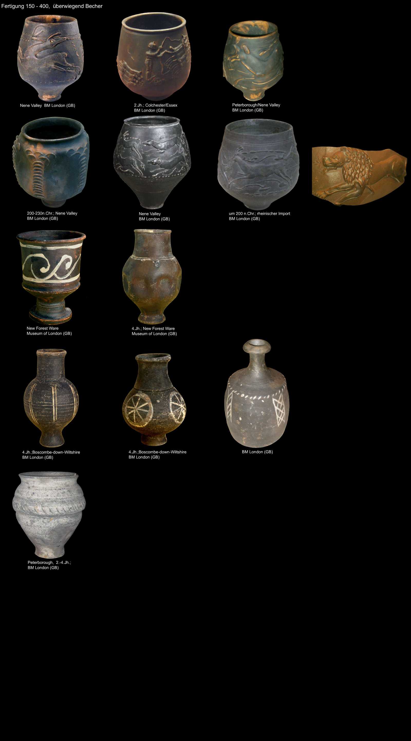 römische Keramik aus Britannien