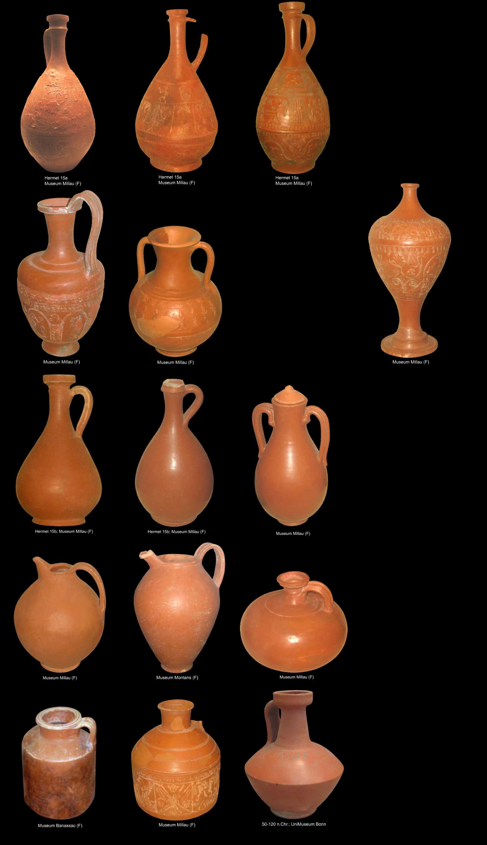 römische Kannen aus Gallien