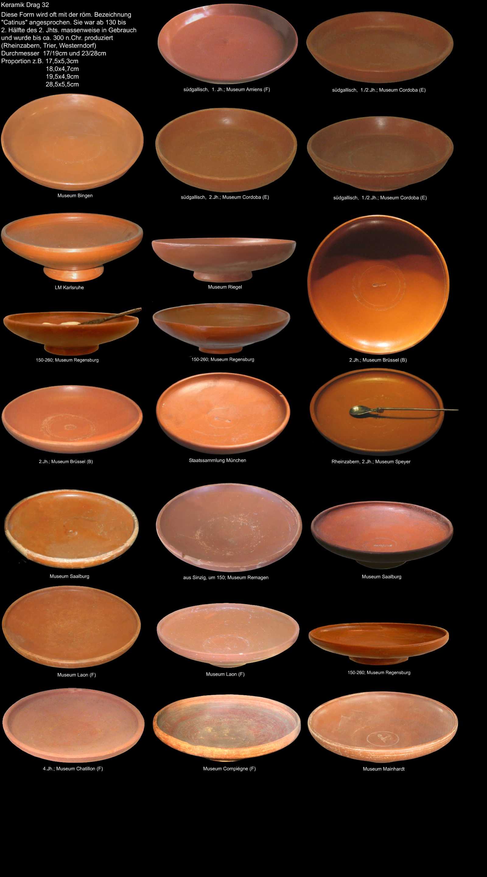 keramik gallien form schale drag39