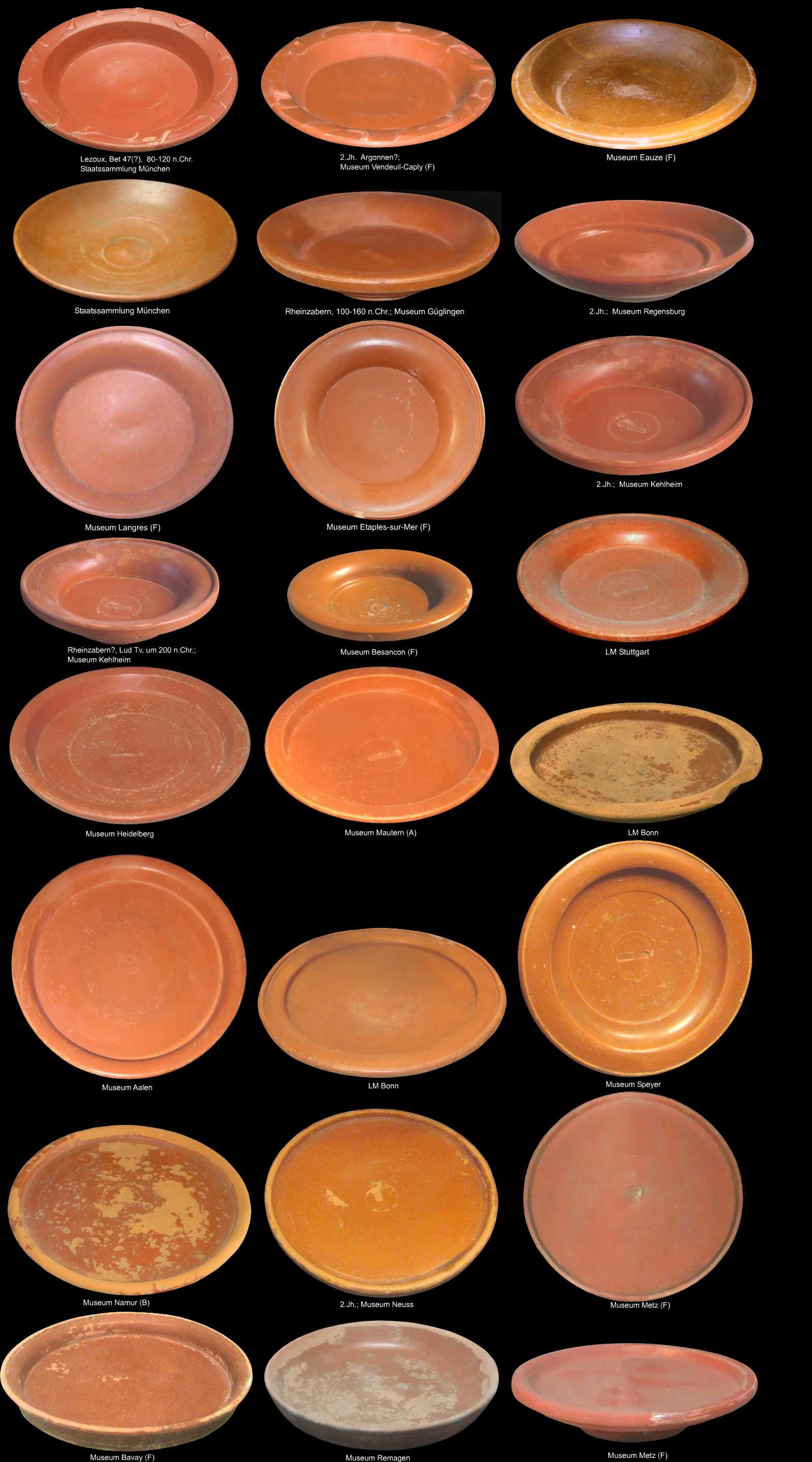 sonstige Teller und Platten aus Gallien1