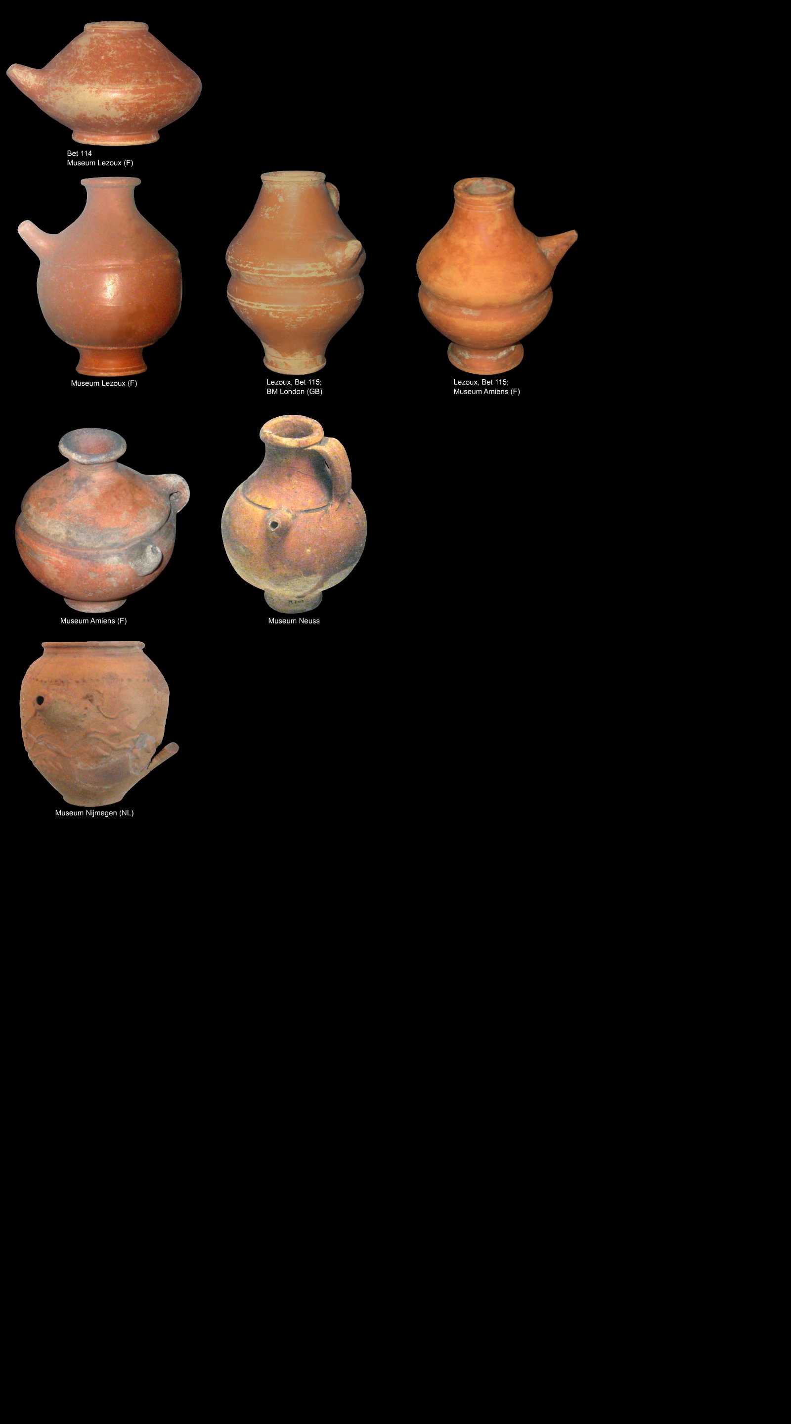 römische Saugflaschen aus Gallien