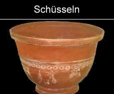 römische Keramik Italien Fussschalen