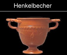 römische Keramik Italien Henkelbecher
