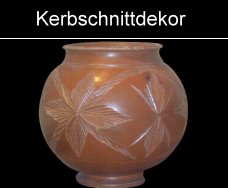 marmorierte Keramik