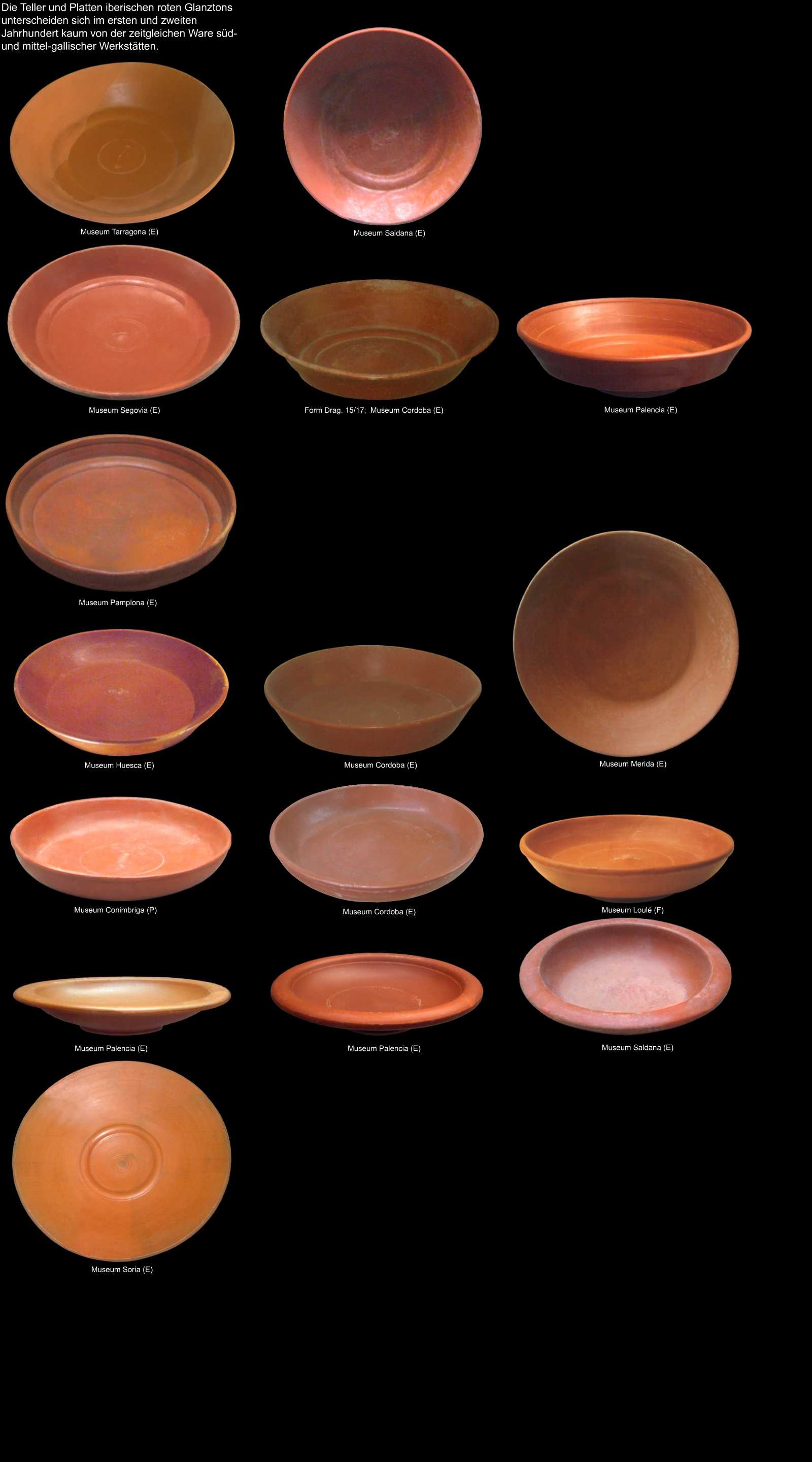 römische Platten aus Spanien