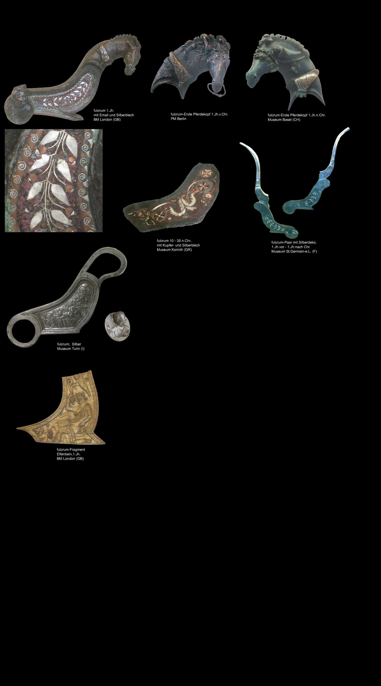 Fulcrumvarianten hellenistisch-römischer Klinen II
