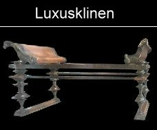 hellenistisch-römische Fulcrumklinen - Luxus