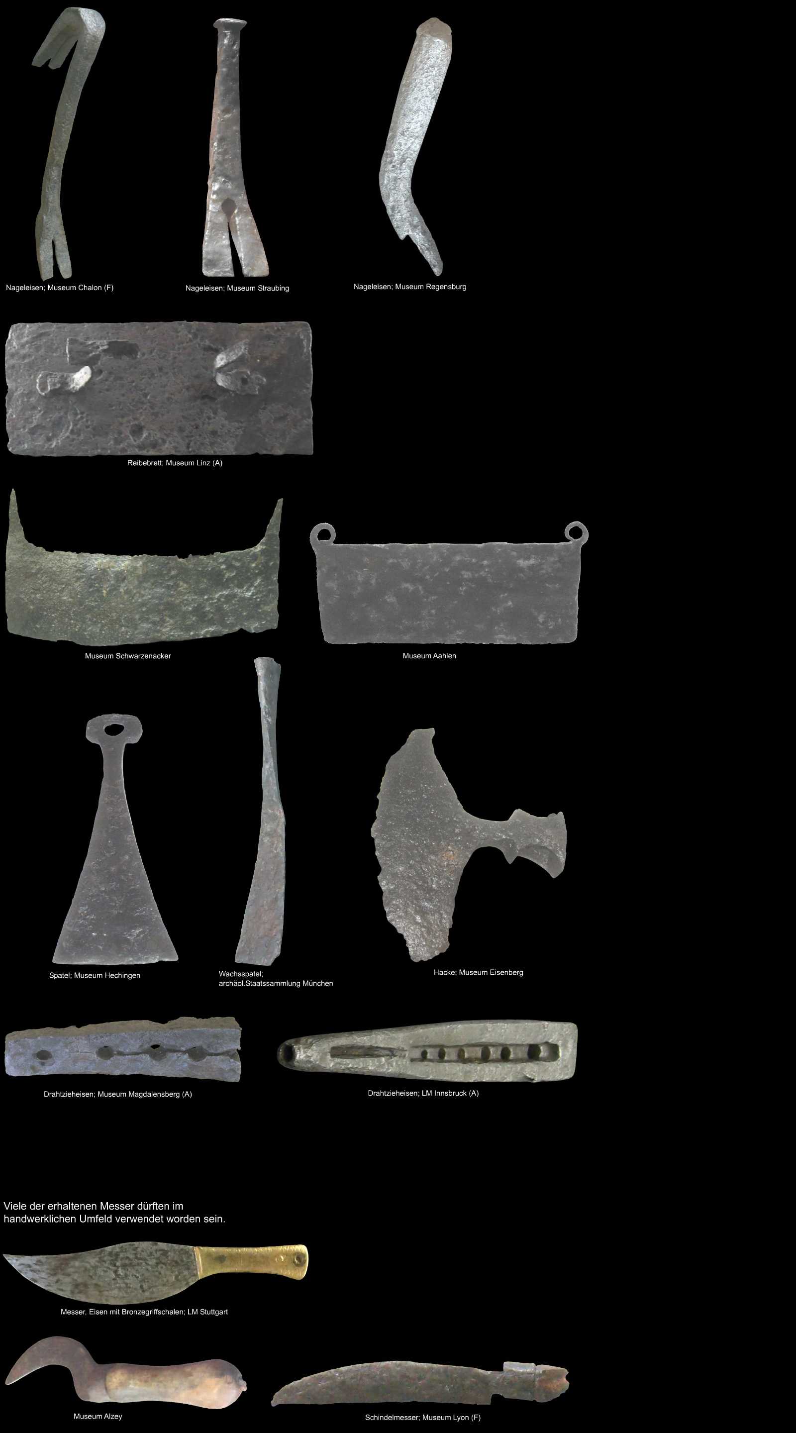 weitere römische Werkzeuge