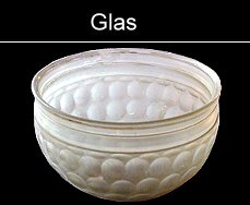 Ausstattung römisches triclinium Glas