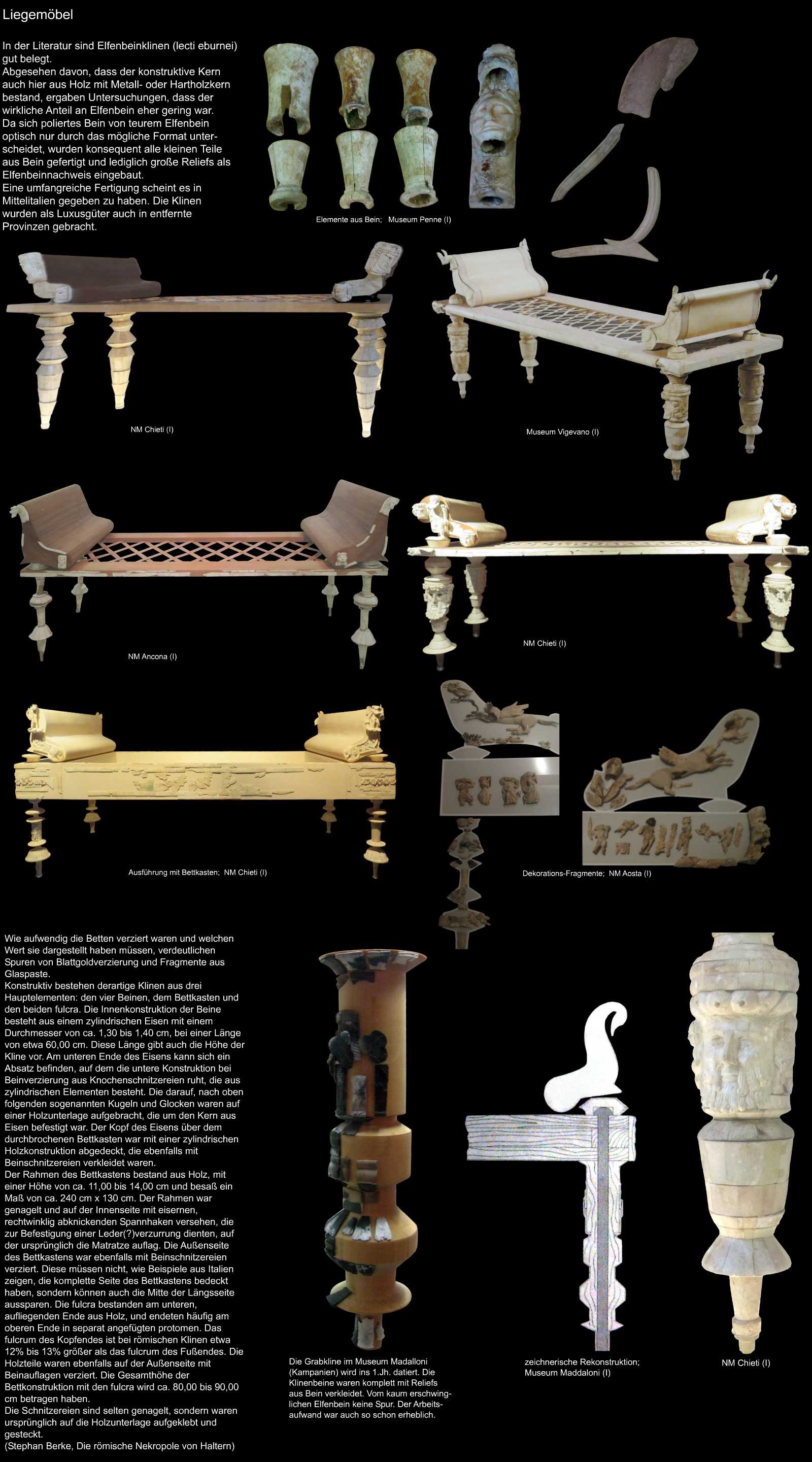 römischer Möbelbau aus Bein1
