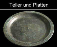 römische Teller und Platten aus Bronze