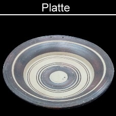 daunische Keramik Platte