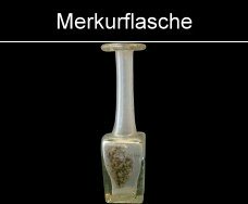 römisches formgeblasenes Glas Herkulesflaschen