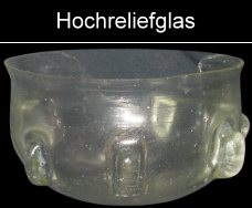getöpfertes römisches Achatglas