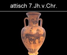 attische Amphoren 7.Jh.v.Chr.