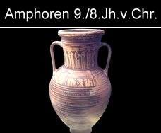 attische Amphoren, 8.Jh.v.Chr.
