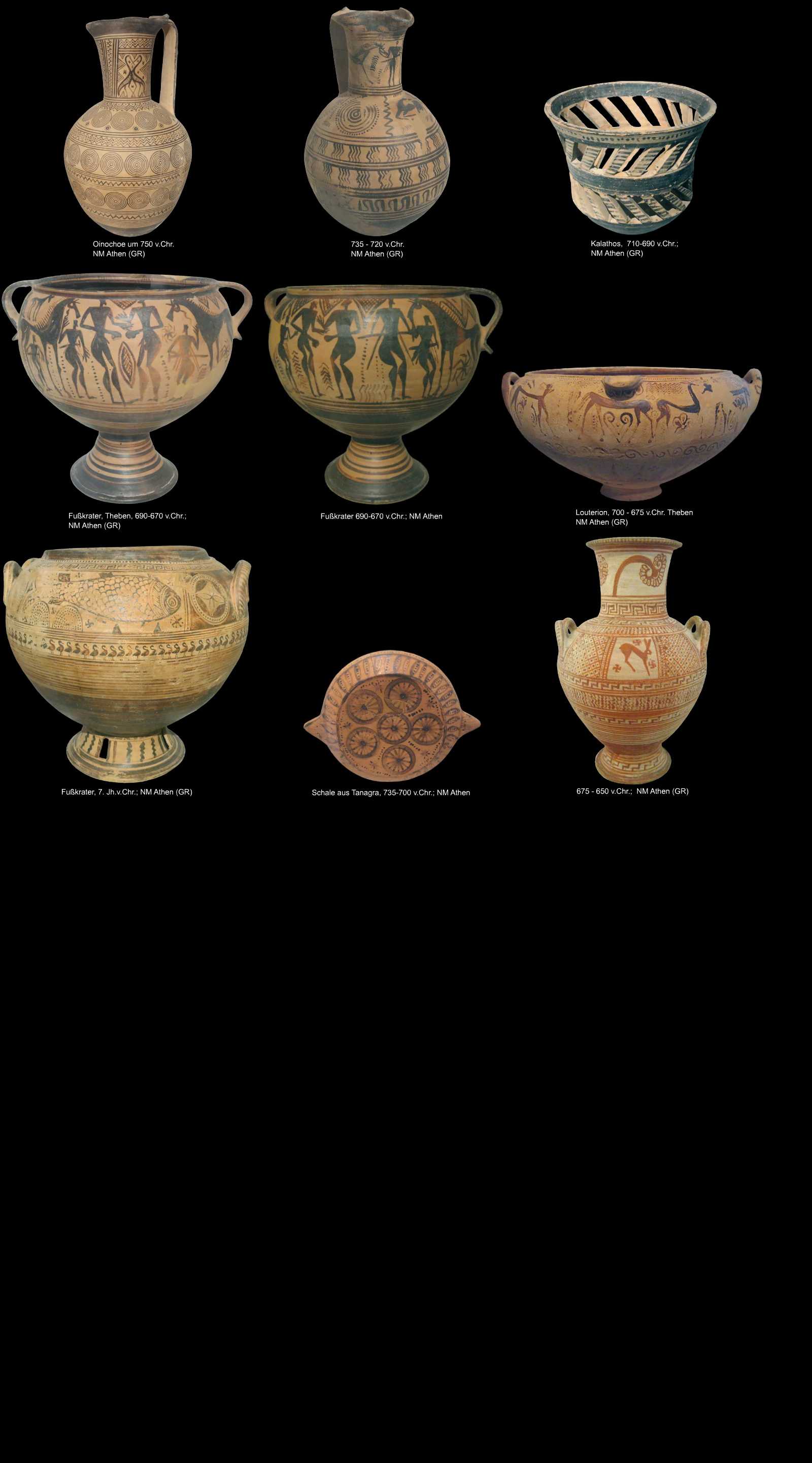 Geometrische Keramik aus Böotien 2