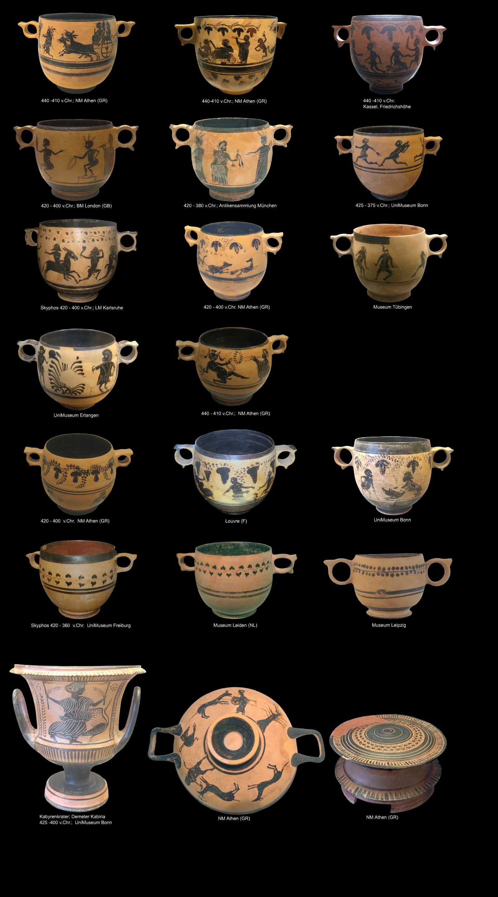 Kabiren-Keramik aus Böotien