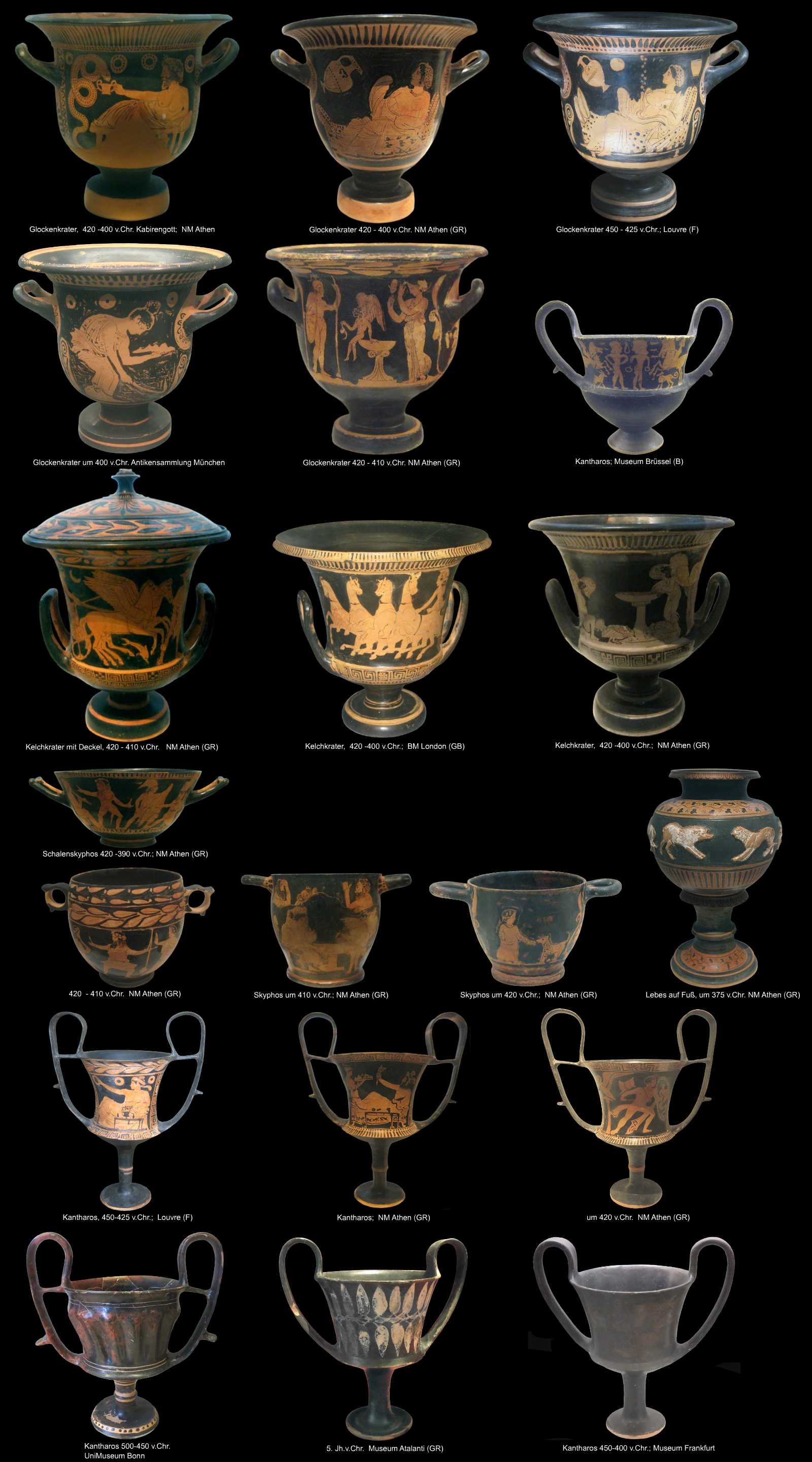 Rotfigurige Keramik aus Böotien