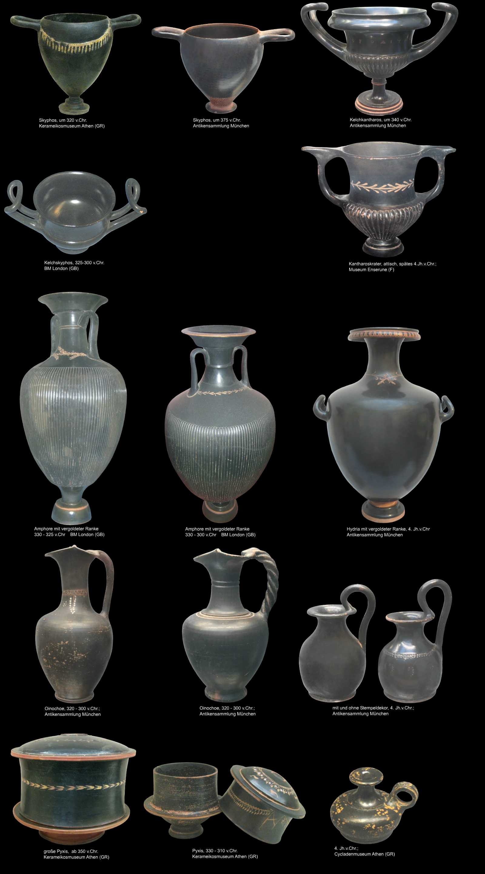 attische Keramik - 330-300 v.Chr.