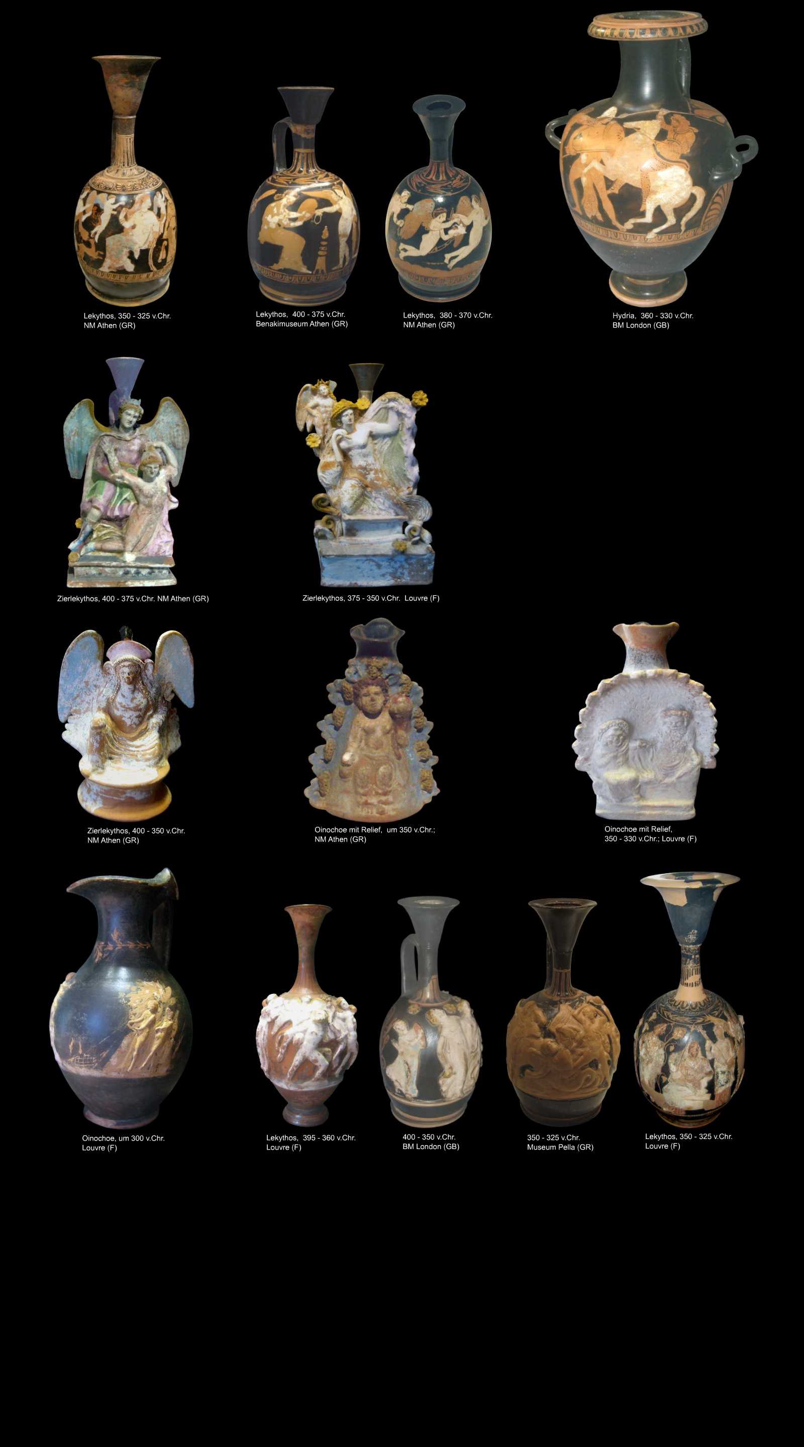 attische Keramik - rotfigurig im 4.Jh.v.Chr.