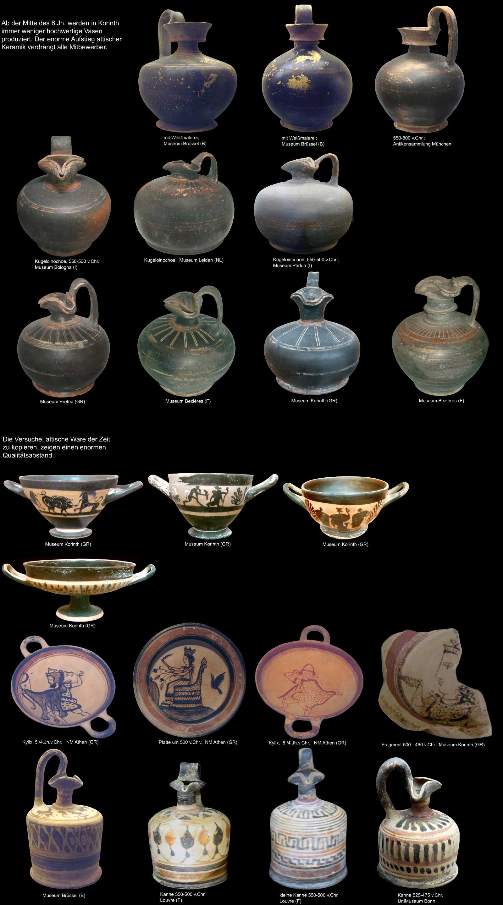 korinthische Keramik ab 550 v.Chr.