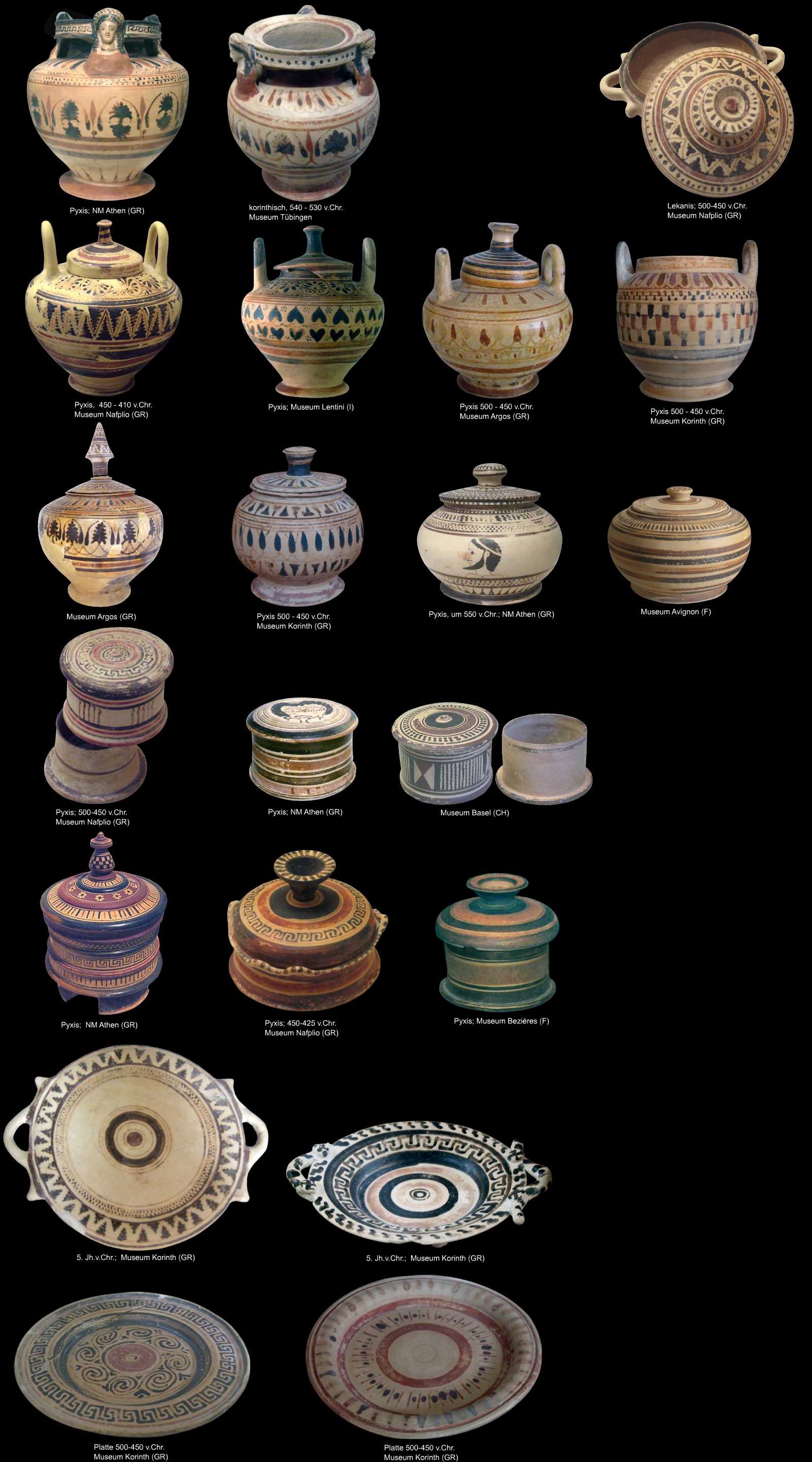 korinthische Keramik ab 550 v.Chr. 2