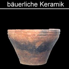 bäuerliche keltische Keramik