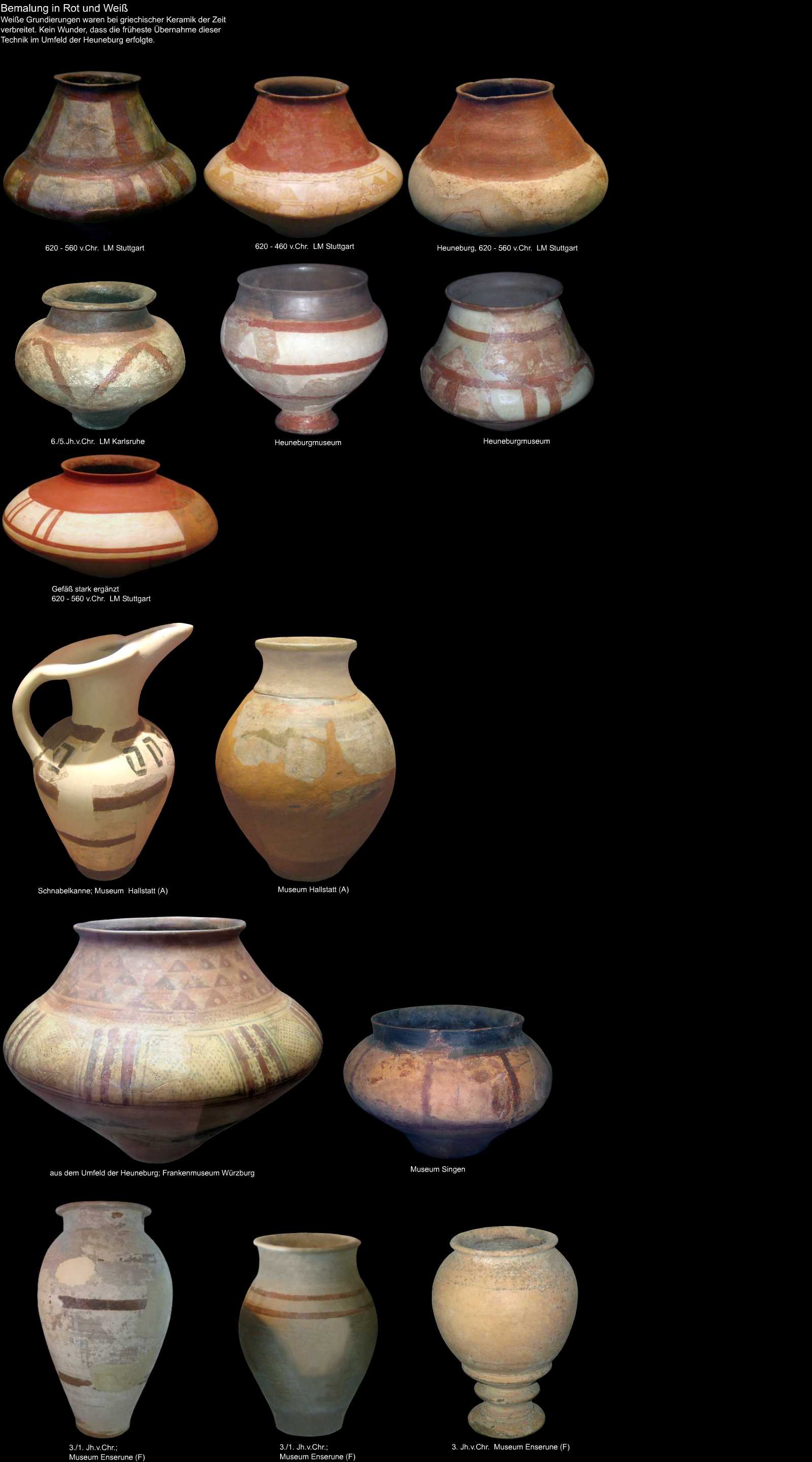 mehrfarbig bemalte keltische Keramik1