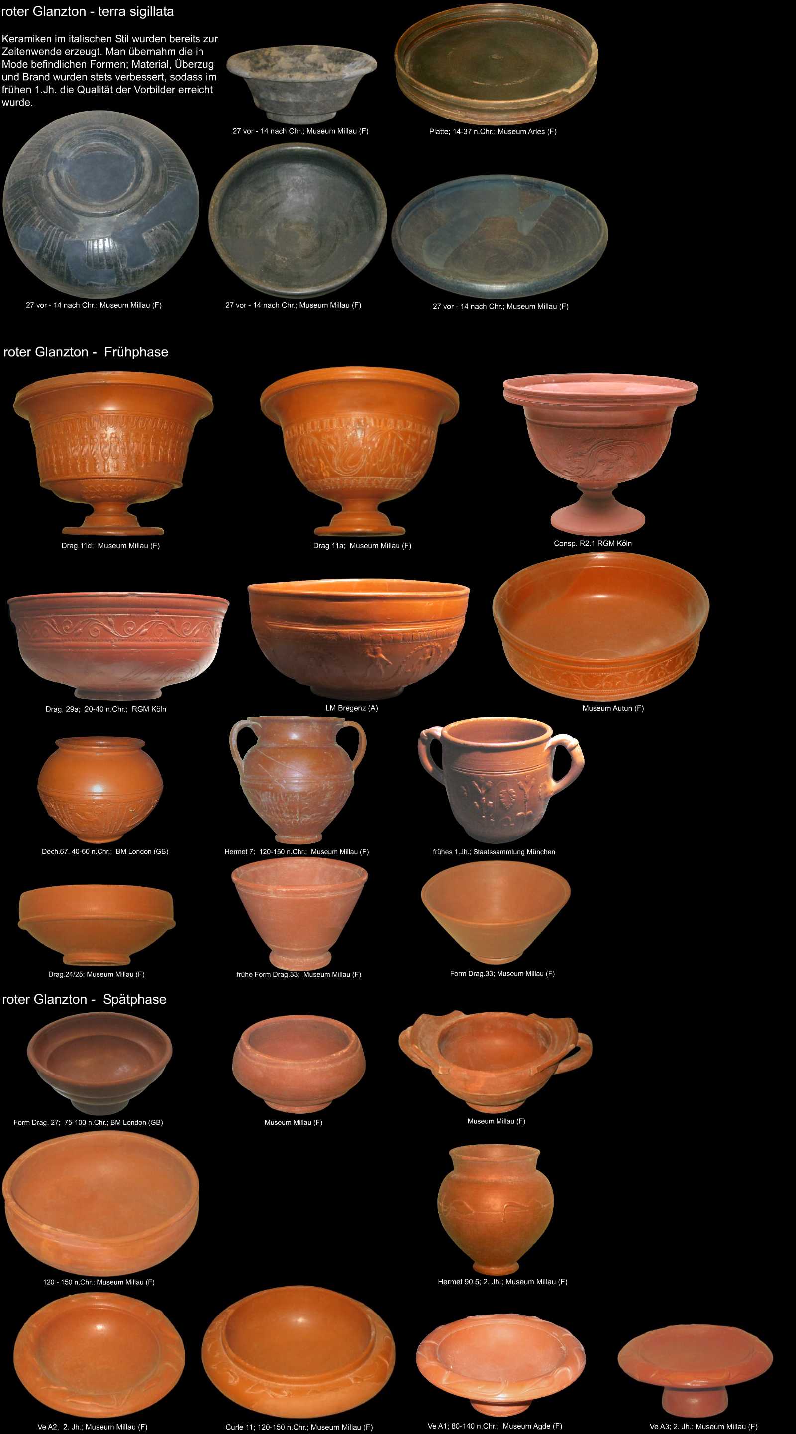 Keramik aus Graufesenque 2