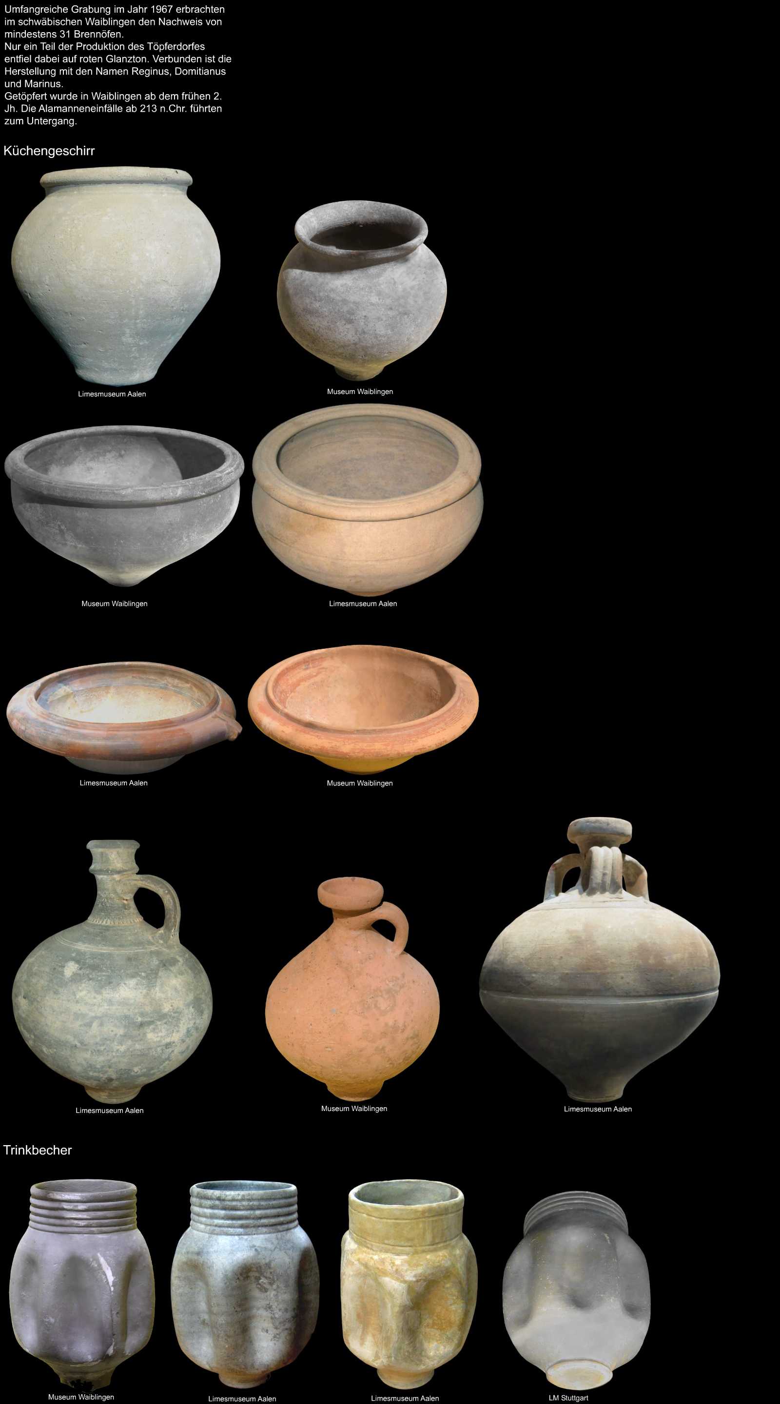 Keramik aus Waiblingen
