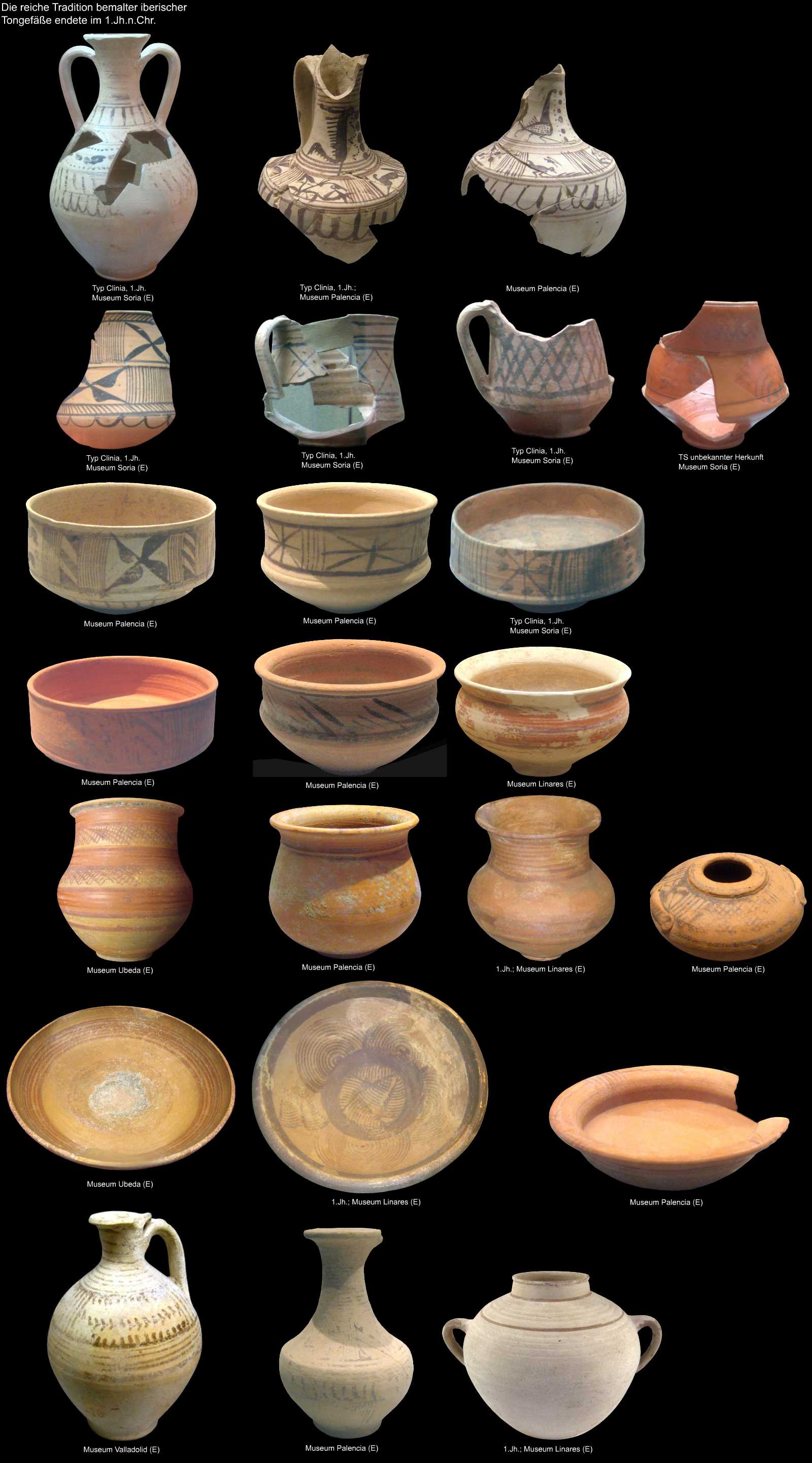 bemalte römische Keramik aus Spanien1
