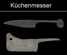 römische Küchenmesser